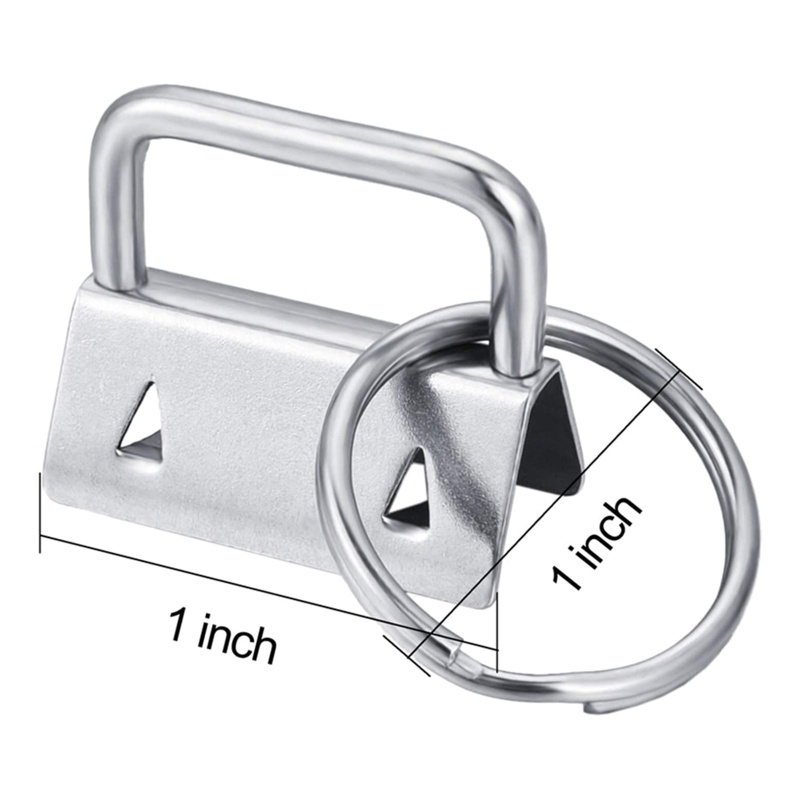 Set 50 Dây Buộc Chìa Khóa 1 Inches Cho Chìa Khóa / Kẹp Tự Làm Cr