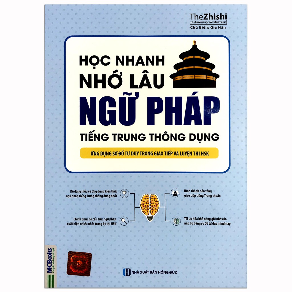 Sách - Học nhanh nhớ lâu ngữ pháp tiếng Trung thông dụng