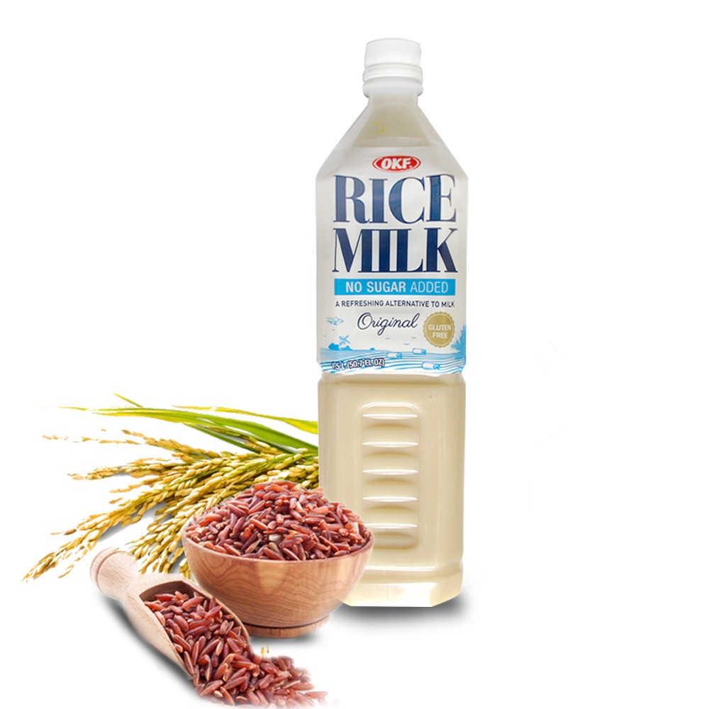 Sữa gạo rang không đường Hàn Quốc OKF 1,5L