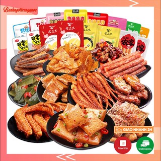 Set 20 món ăn vặt cay ngon ❤️freeship❤️ đồ ăn vặt nội địa tổng hợp các món cay siêu ngon nhiều vị doan