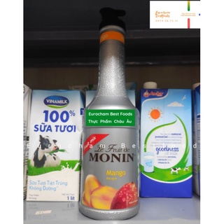 Xi Rô Trái Cây Quả Xoài Mứt Sệt Mango Syrup Organic hiệu Monin chai 1 Lít