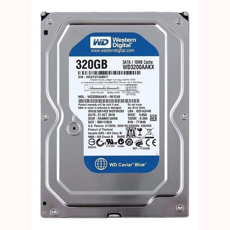 Ổ Cứng Hdd 320 Gb Wd 3.5 "caviar Blue 1