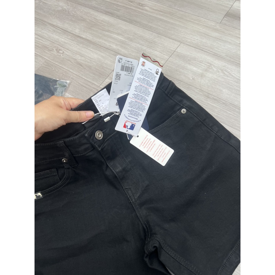 (Tqxk 1:1) Quần short nữ, Quần ngố jean thêu chữ N/Y M/L/B thêu nét căng, full-tag-mac từng chi tiết
