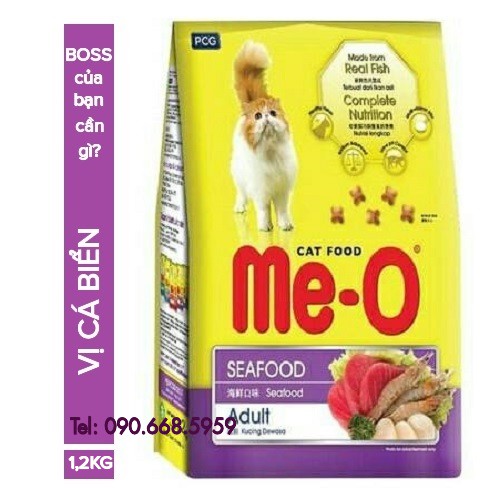 THỨC ĂN HẠT CHO MÈO LỚN MeO 1,2kg - Me-O Adult
