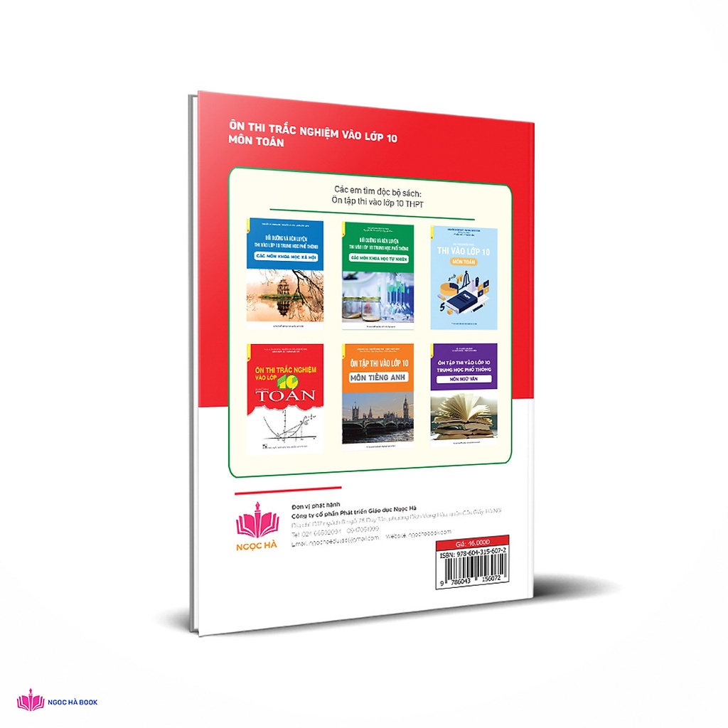 Sách - Ôn thi trắc nghiệm vào lớp 10 môn Toán