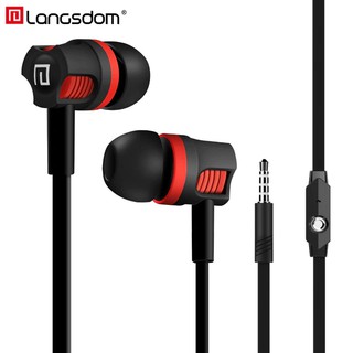 Tai Nghe Nhét Tai Langsdom JM26 Bass Mạnh Có Micro - Bh 3 Tháng 1 Đổi 1 | Mijiaer JM26 - Hoàng Yến Computer