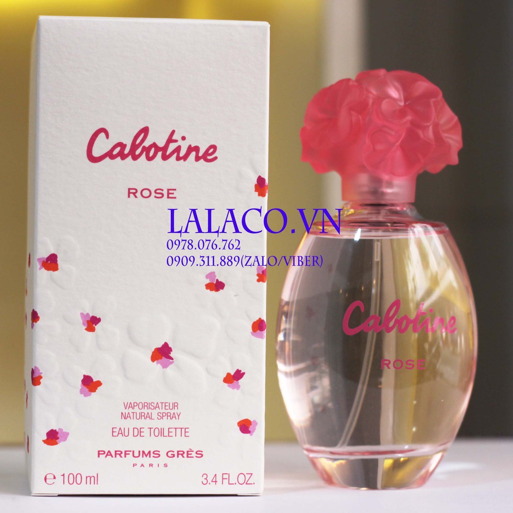 [Mã 1512FMCGSALE1 giảm 10% đơn 250K] Nước hoa Cabotine Rose