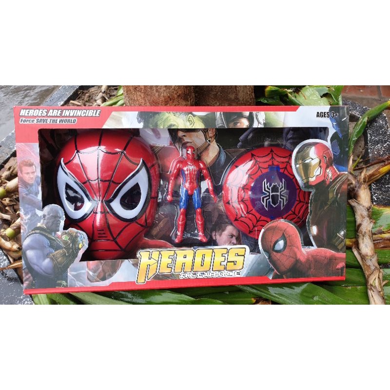 Đồ Chơi Mặt Nạ Người Nhện Spiderman Kèm Phụ Kiện Cho Bé [Loại 1]