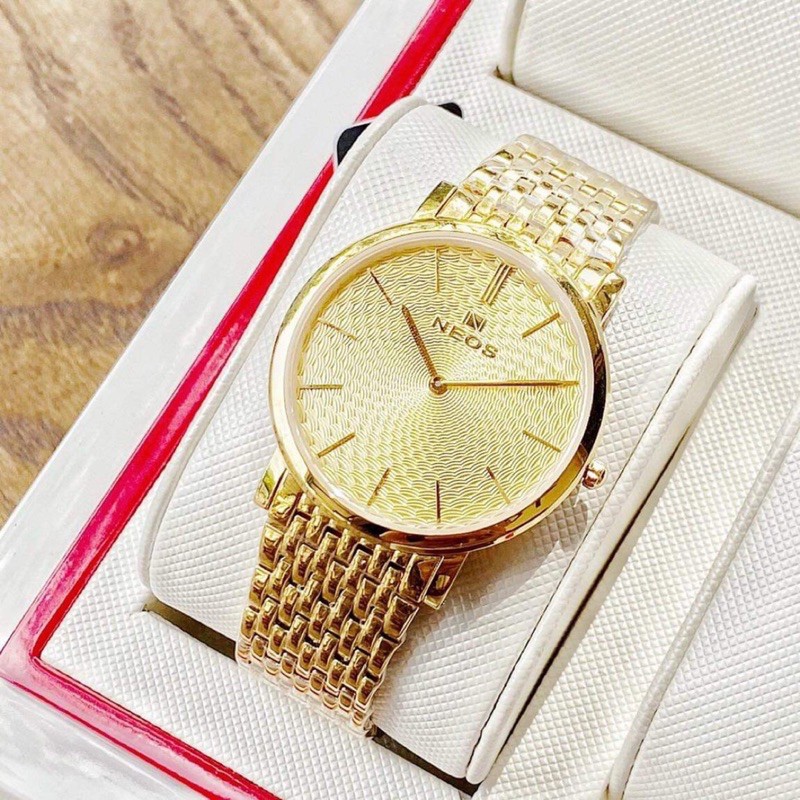 Đồng hồ nam NEOS 2 kim siêu mỏng