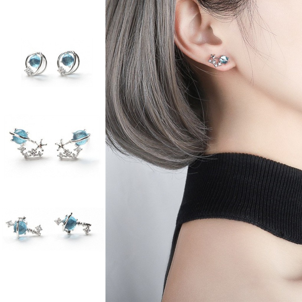 Bông Tai Hình Ngôi Sao Đính Đá A683