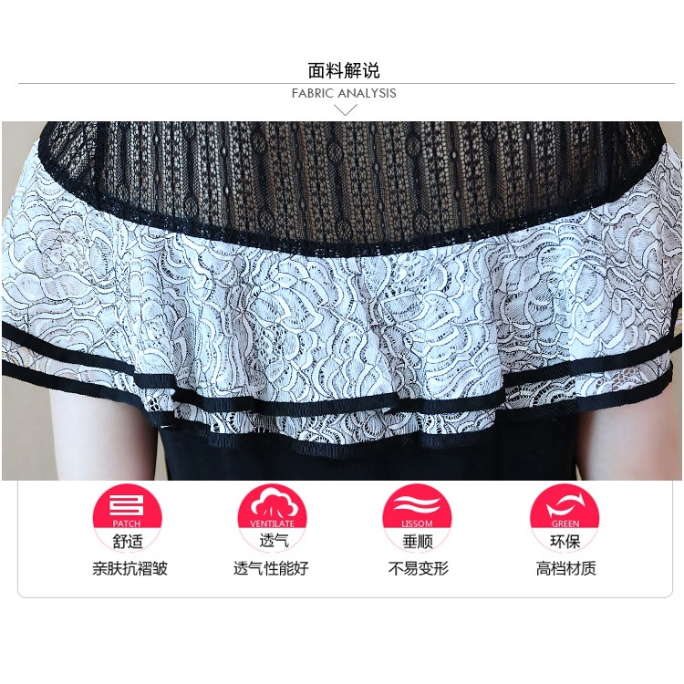 QC6803 Đầm xoè tay bèo cao cấp Quảng Châu big size