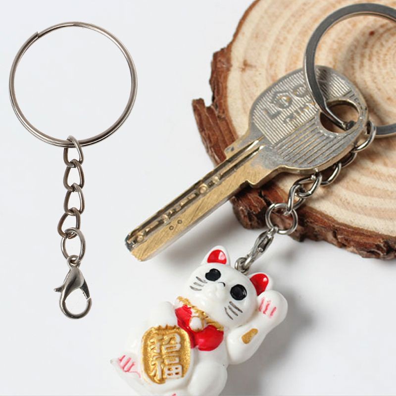 Set 20 Móc Khóa Tôm Hùm Bằng Kim Loại Làm Trang Sức Tiện Dụng