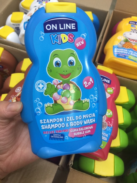 Sữa tắm gội cho bé 2 in 1 On line Kids
