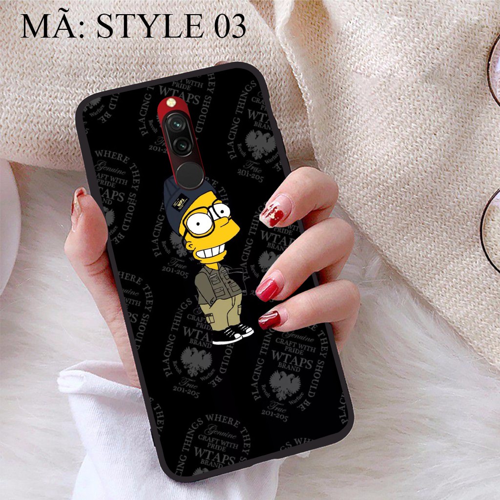 Ốp lưng Xiaomi Redmi 8 viền dẻo TPU BST Phong cách