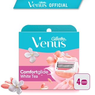 Lưỡi Dao Cạo Nữ GILLETTE VENUS Hương Hoa Trà Trắng Hộp 4 Chiếc