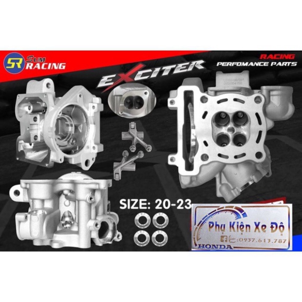 Đầu bò ex 135 150  19-22 20-23 22-25 24-27 Full bộ xupap xin bao Làm sẳn về lắp là lụm