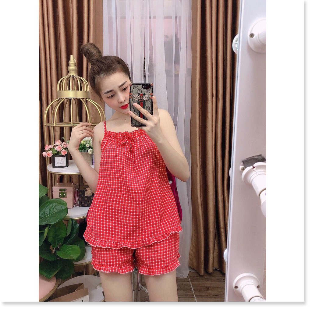 Set bộ tiểu thư mặc nhà Satin ngắn đẹp , tôn dáng KOKO MI FASHION