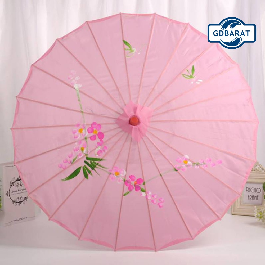 Dù Che Nắng Bằng Lụa Phong Cách Trung Hoa Cổ Điển Độc Đáo Dùng Trong Trang Trí Tiệc Cưới