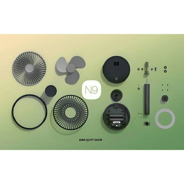 Pin 20h Quạt sạc để bàn Lumena N9-FAN STAND 2 | BigBuy360 - bigbuy360.vn