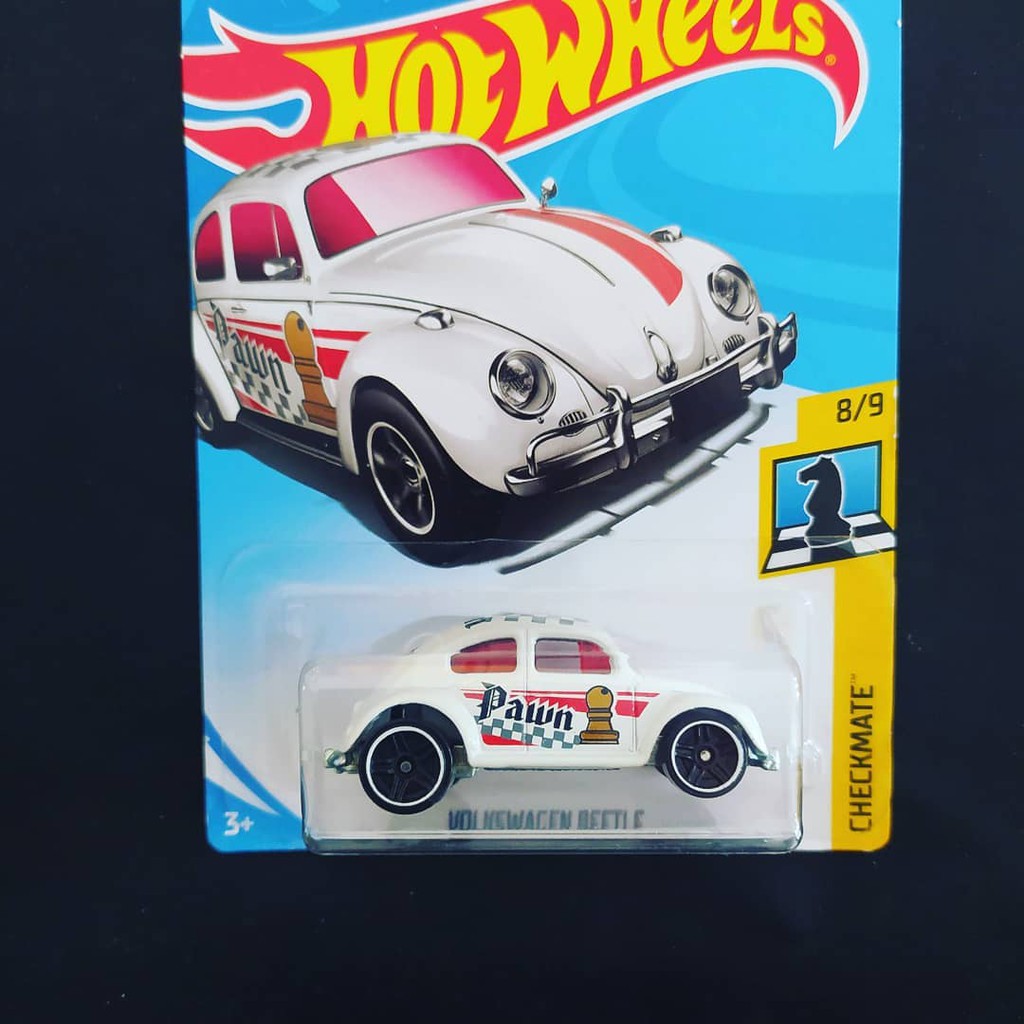 Hot Wheels Mô Hình Xe Hơi Vw Volkswagen Beetle Checkmate Màu Trắng Hỗ Trợ (Max / Mua 1 Cái)