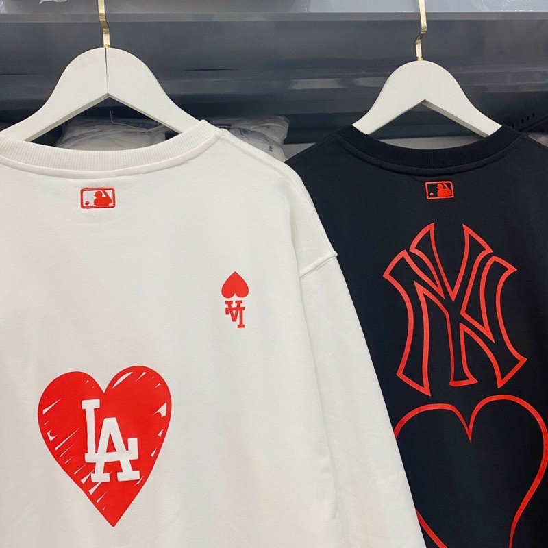 Áo đôi nam nữ Ny, LA món quà valentine ý nghĩa, áo sweater MIb hàng FULL TAG