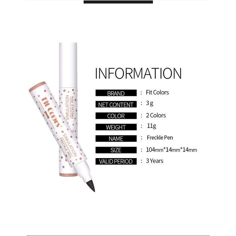 Bút tàn nhang/tàn nhang mềm mại tự nhiên không thấm nước | BigBuy360 - bigbuy360.vn