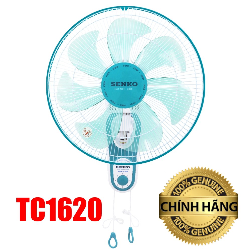 Combo 2 quạt treo tường Senko TC1620 2 dây 7 cánh [Nowship 2h tại HCM]