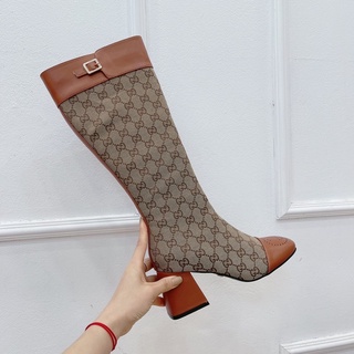 Boot đùi gucci phối da hà hồ