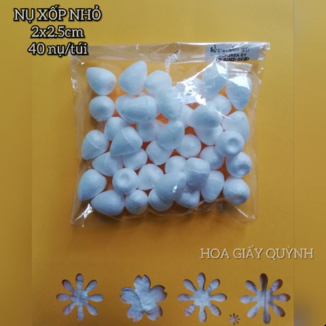 NỤ HỒNG XỐP làm hoa
