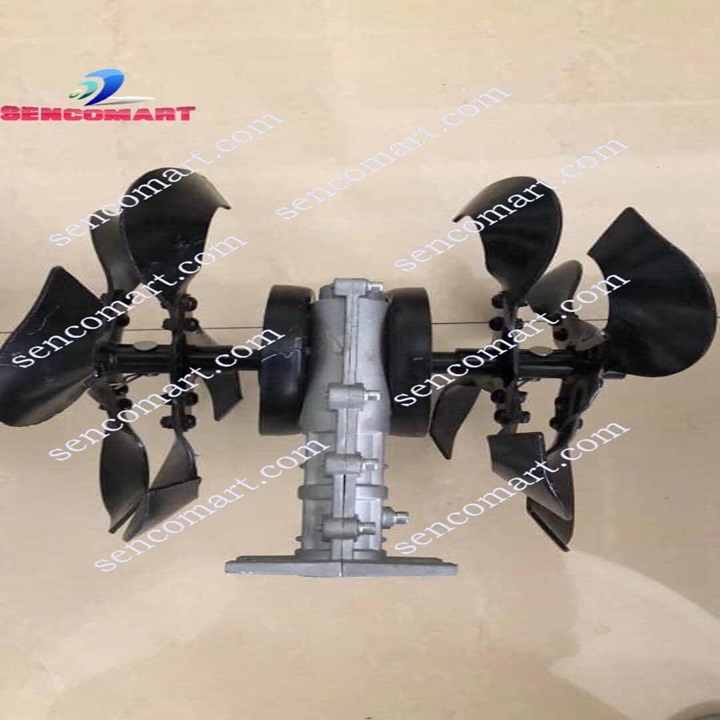 Đầu xới đất lắp cho máy cắt cỏ TI 9 khía