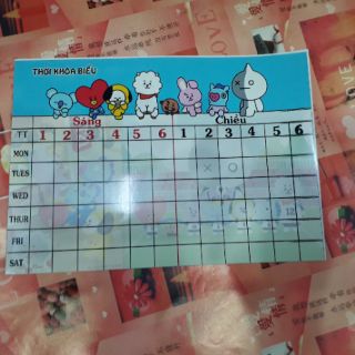 Thời khóa biểu Nhóm nhạc Nam Hàn Quốc