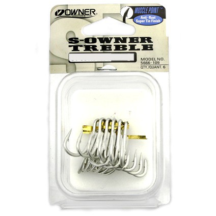 LƯỠI BA TIÊU OWNER FISHING HOOK ST-66TN 4X.