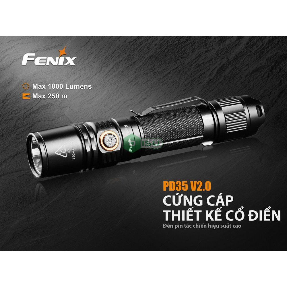 CHÍNH HÃNG PHÂN PHỐI - Đèn pin Fenix - PD35 V2.0 - 1000 lumens