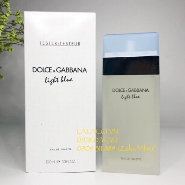 Nước Hoa Nữ Tester D&G Light Blue 100ml - Hàng Pháp