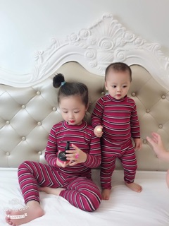 Combo 3 bộ body len tăm cho bé