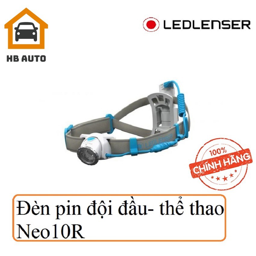 [ CAO CẤP] Đèn pin đội đầu thể thao Ledlenser NEO10R Màu Blue chuyên dùng để dẫn đường, điều chỉnh theo mọi tình huống.