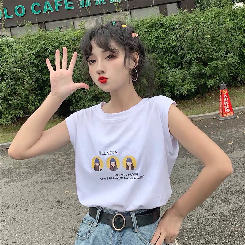 Áo Không Tay Dáng Rộng Thời Trang Mùa Hè Dành Cho Nữ