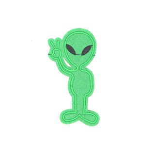 Sticker Ủi Thêu Hình Người Ngoài Hành Tinh