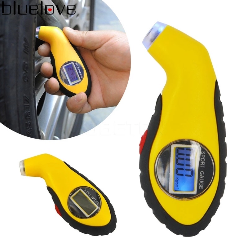 Thiết Bị Kiểm Tra Áp Suất Lốp Xe Kỹ Thuật Số Mini Không Dây Có Đèn LED