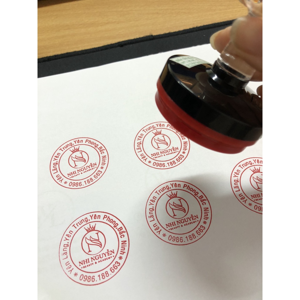 Combo Dấu + mực Flash siêu nét