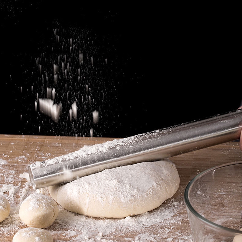 Cây lăn bột bằng thép không gỉ 304