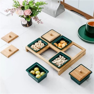 (Order) Khay đựng mứt tết phong cách Nhật