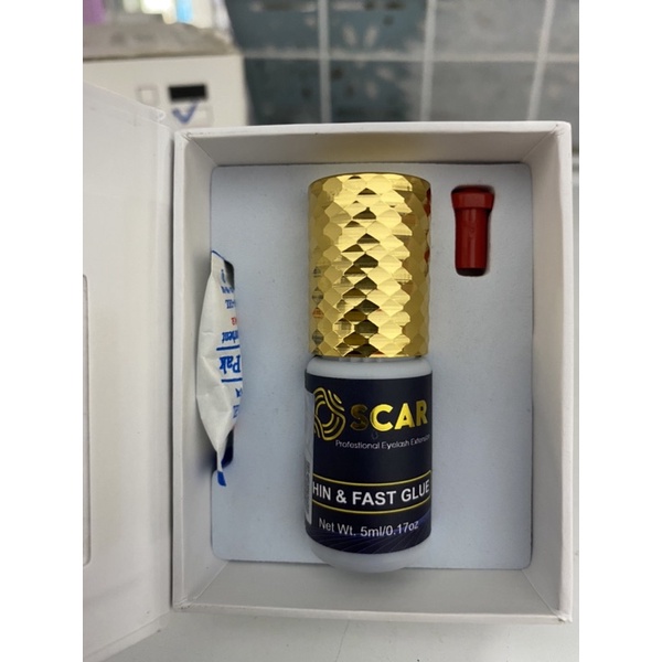 Keo nối mi Oscar chính hãng, Keo nối mi không cay siêu bền, 1 lọ 5ml, đủ màu Xanh, Tím, Đen