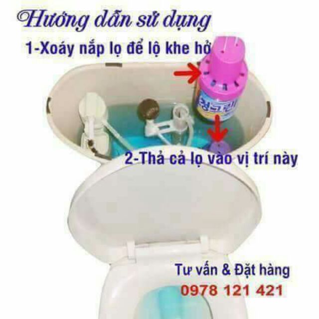 Lọ Thả Bồn Cầu Thơm