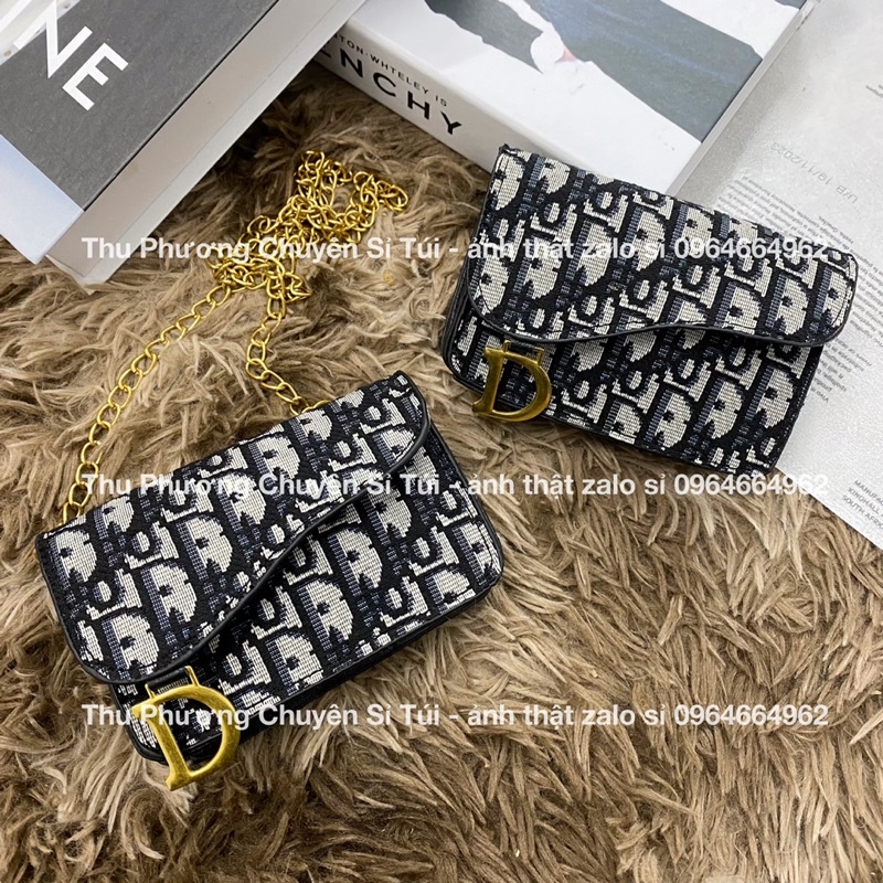 Túi mini đeo chéo chữ thời trang siêu xinh (kèm ảnh thật shop chụp)