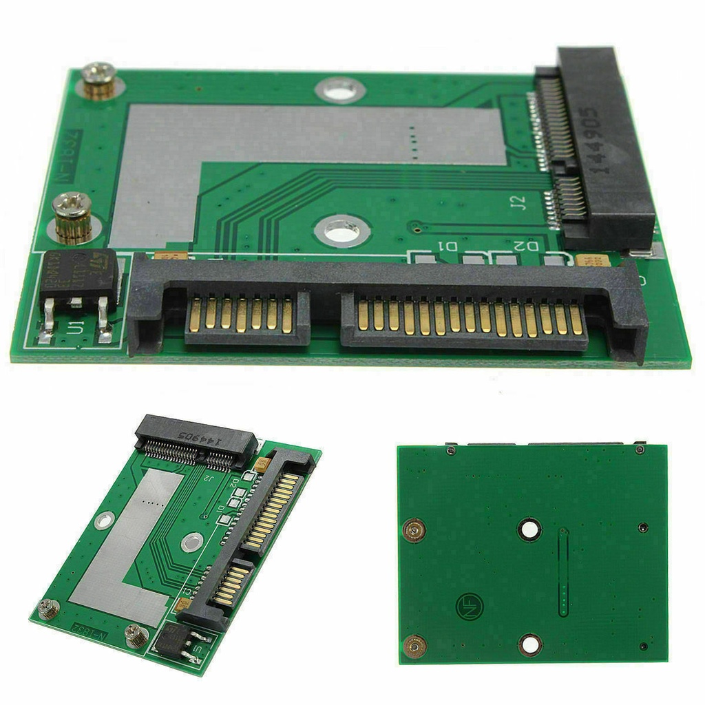 Bộ chuyển mSATA To SATA III 2.5 inch. Adapter mSata sang SATA III 3 tương thích với mọi máy tính PC