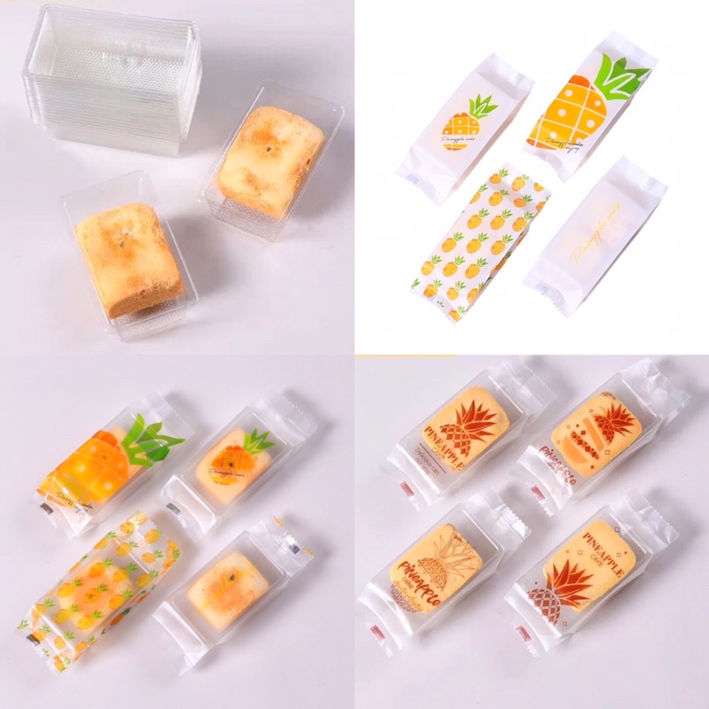 Túi khay đựng bánh dứa 50c