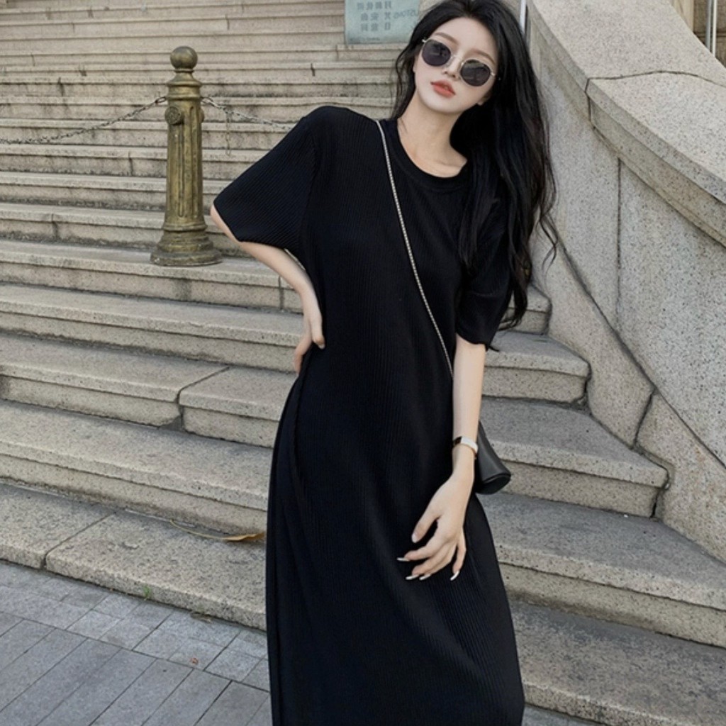 A26 Váy Maxi Váy Dài Suông Che Khuyết Điểm Thời Trang Thu Đông | BigBuy360 - bigbuy360.vn