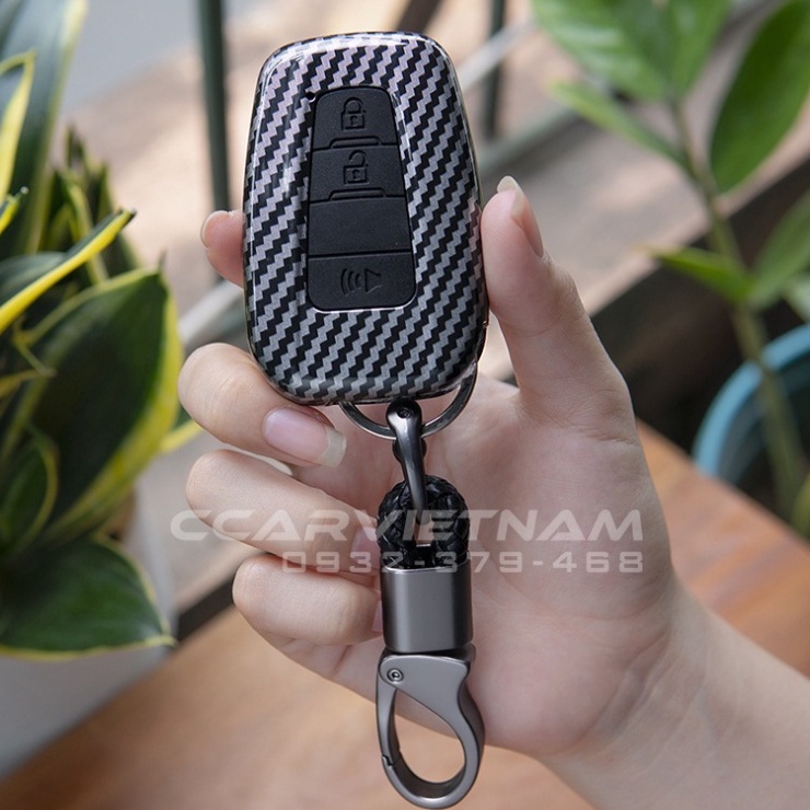 Ốp Chìa Khóa Ô Tô Toyota Corolla Cross Vân Carbon