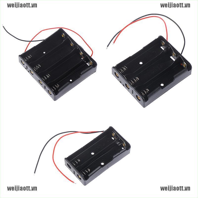 1 Hộp Nhựa Đựng Pin Li-Ion 2 / 3 / 4x3.7v 18650 Diy